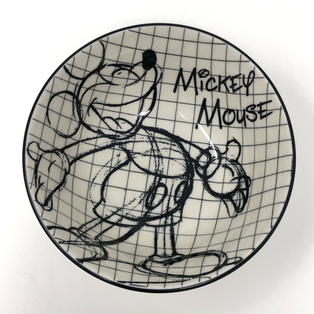 NEW Disney Sketchbook Mickey Open Arms Tidbit Bowl